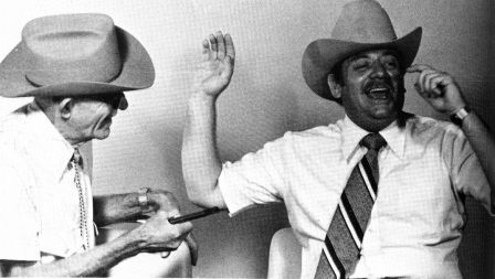 engineering1979.jpg - Bill Wilson, Engineering instructor ( left ) and Ray Miller, Drafting instructor 1978-79