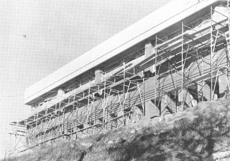 studentsvcs1977.jpg - The completion of a new Student Services building in 1977 was symbolic of new life at the college.
