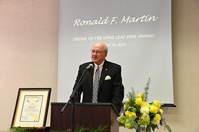 WPCC Trustee Receives Order of the Long Leaf Pine