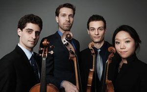 Photo of the Tesla Quartet
