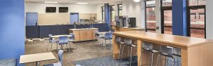 Photo of the interior of the new WPCC Cafeteria