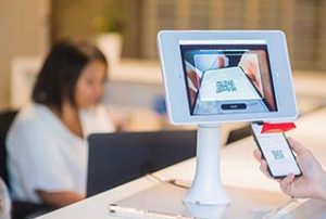 Photo of a receptionists desk in a medical office