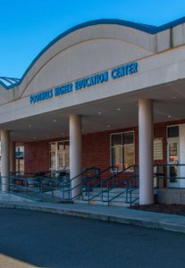 Photo of the entrance to the Foothills Higher EducationCenter