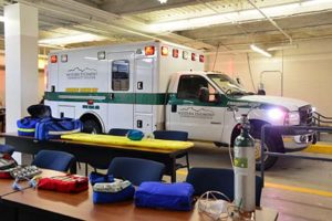 Photo of the WPCC training ambulance