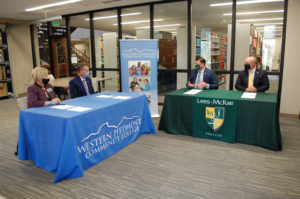 WPCC and LMC administration sign the agreement papers.