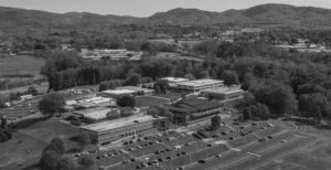 The WPCC Main Campus viewed from the air