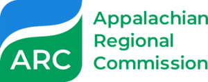 appalachian regional commission blue and green Logo