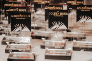Image of the golden hour film festival clear award