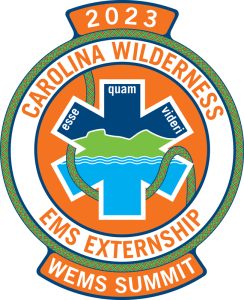 2023 Carolina wilderness ems externship wems summit logo.