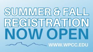 summer and fall registration now open, wpcc logo, www.wpcc.edu