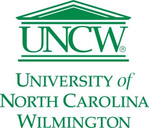 Image of green university of north carolina wilmington logo.