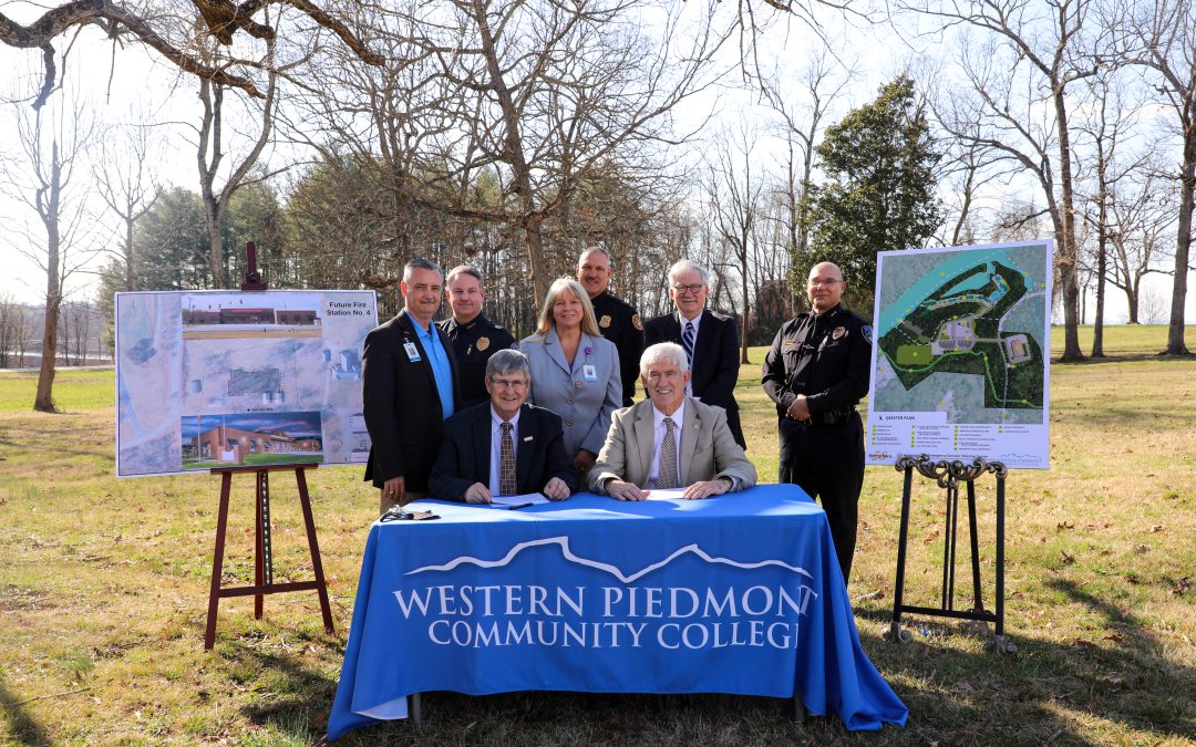 WPCC and City of Morganton Sign Deed for Land Swap