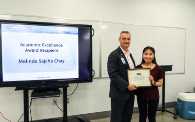 WPCC Awards Nursing Student with Academic Excellence Award