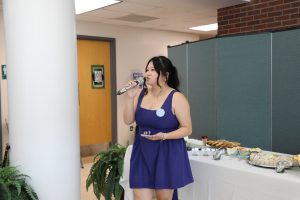Image of a female student speaker.