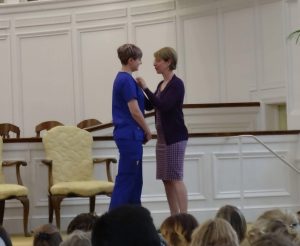 Image of a nursing pinning