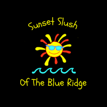sunset slush of the blue ridge sun logo